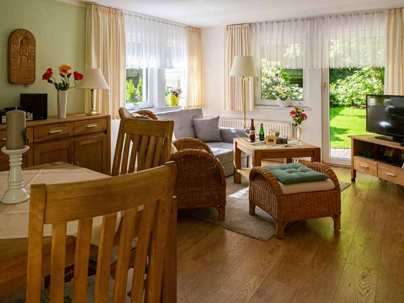 Moderene Einrichtung im Ferienhaus Giesela