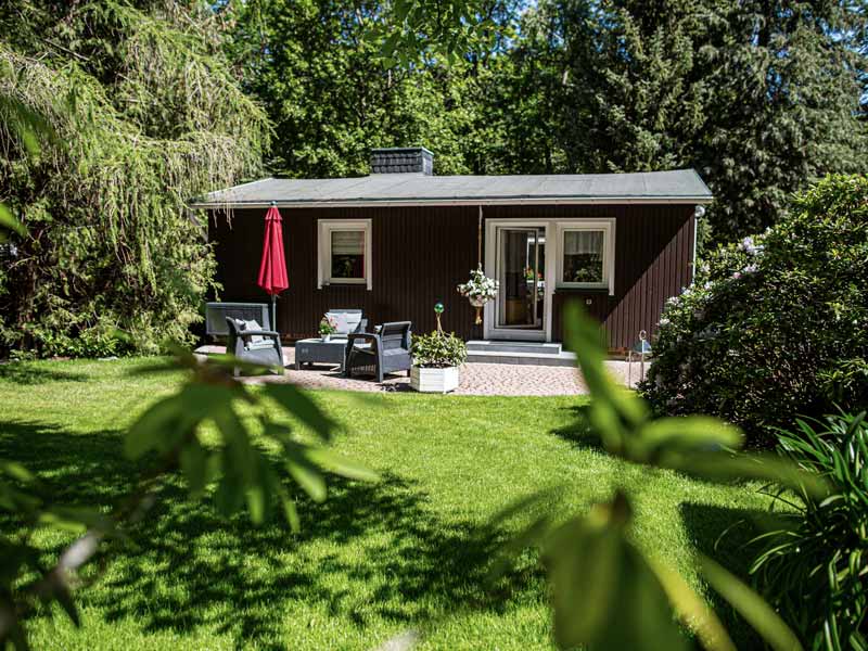 Garten direkt am Ferienhaus